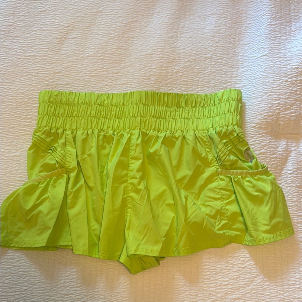Women's Lime Green Get Your flirt on Shorts